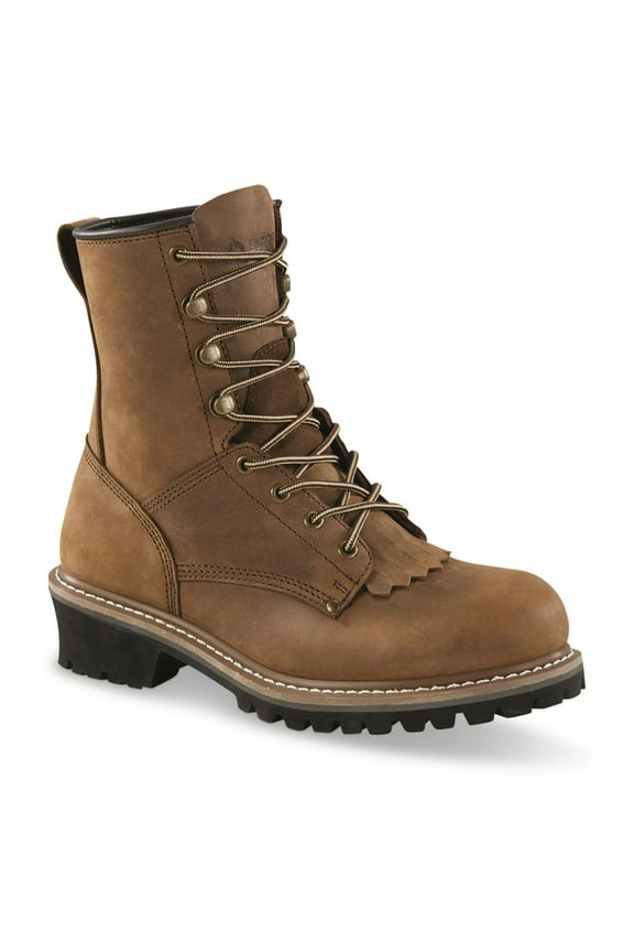 Men's Sawtooth 2.0 Logger Boots Brown 10.5D (Medium)