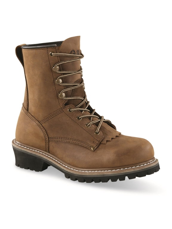Men's Sawtooth 2.0 Steel Toe Logger Boots Brown 12D (Medium)