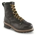 thumbnail image 1 of Guide Gear Men's Sawtooth Logger Work Boots, Leather Uppers, Non-Slip Rubber Sole Shoes, 1 of 4