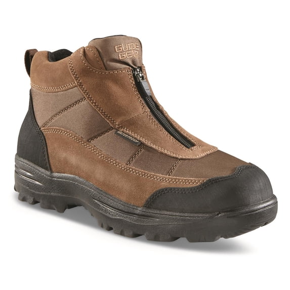 Guide Gear Men's Silvercliff II Mid Waterproof Hiking Boots Brown 11.5D (Medium)