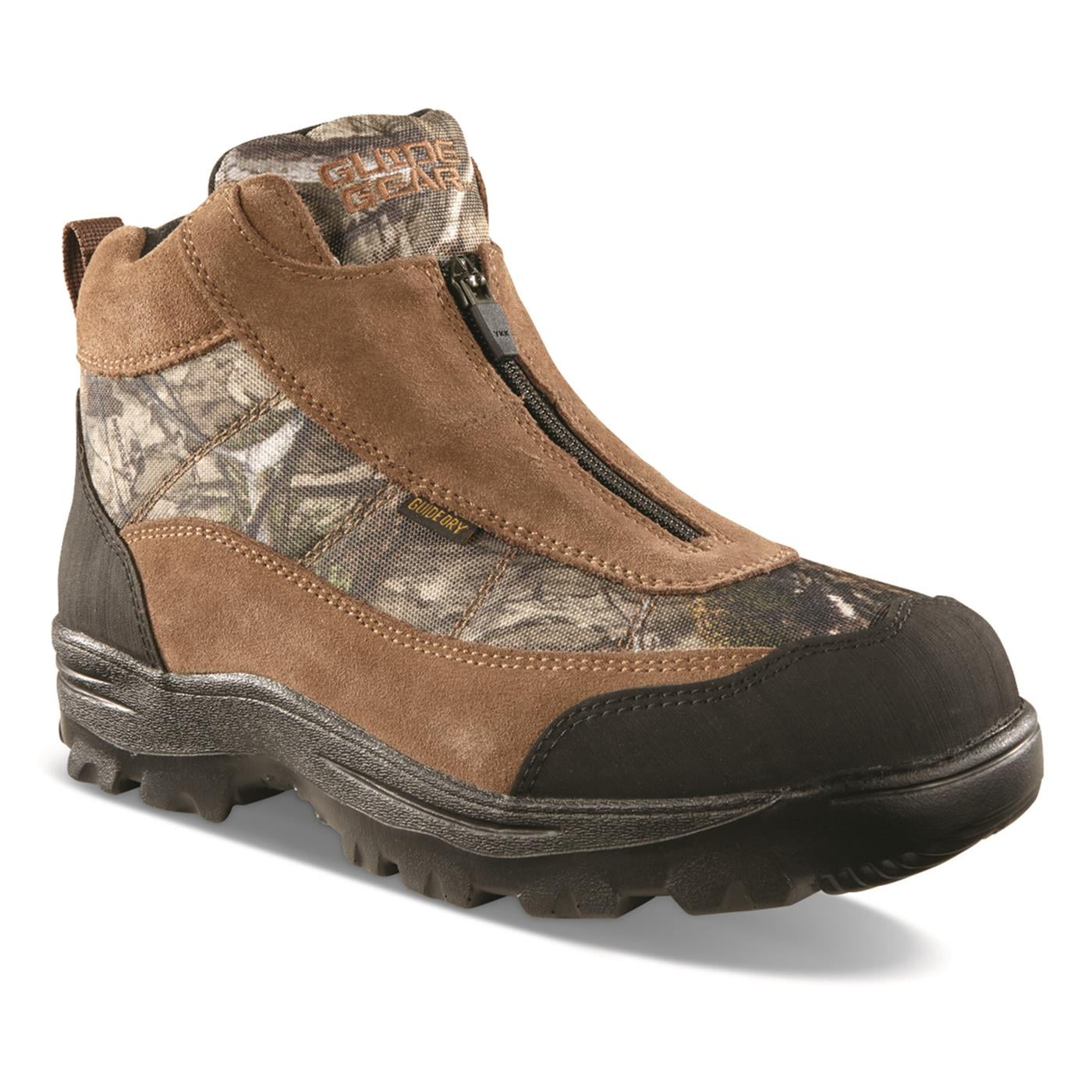 Guide Gear Men s Silvercliff II Mid Waterproof Hiking Boots Mossy Oak Country DNA 11.5 2E Wide Walmart