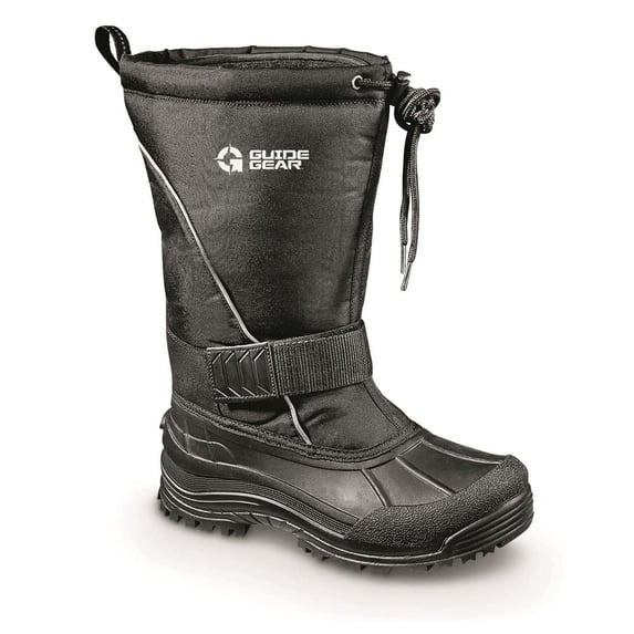Guide Gear Men's Snowmobile Winter Boots Black 11D (Medium)