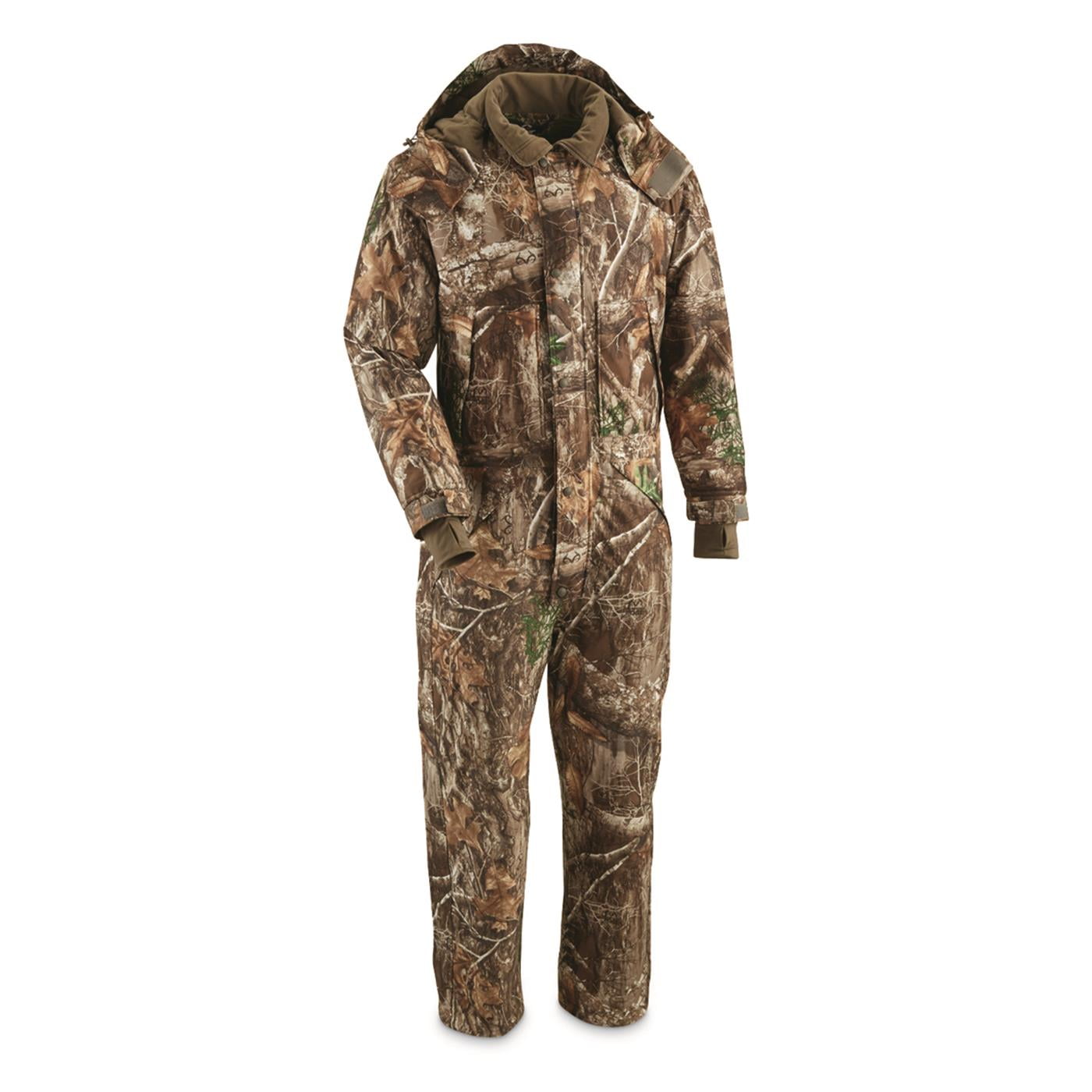 Guide Gear Men's Steadfast Waterproof Coveralls Realtree Edge LARGE