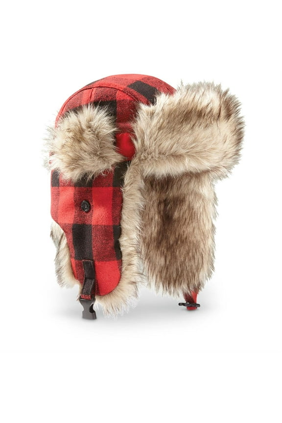 Men's Trapper Hat Buffalo Plaid XL/2XL