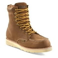 thumbnail image 1 of Guide Gear Men's Wedge 8" Waterproof Moc Toe Work Boots Brown 13D     (Medium), 1 of 8