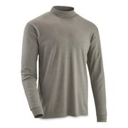 Guide Gear Mock Turtleneck Long-Sleeve Tee Heather Gray 2XL