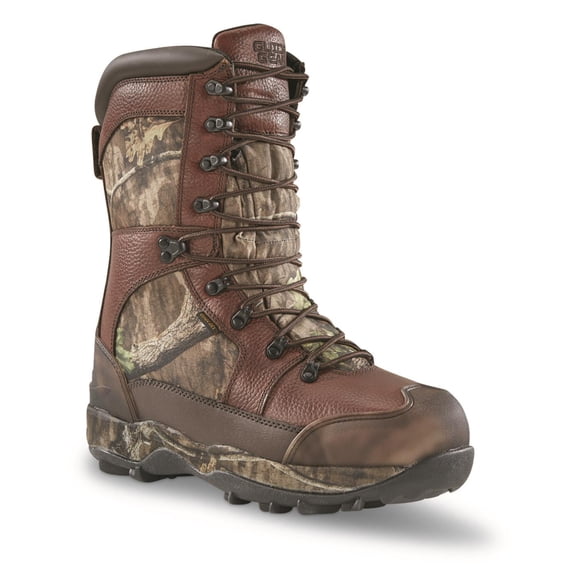 Guide Gear Monolithic Extreme Waterproof Insulated Hunting Boots, 2,400 Gram Mossy Oak Country Roots 11D     (Medium)