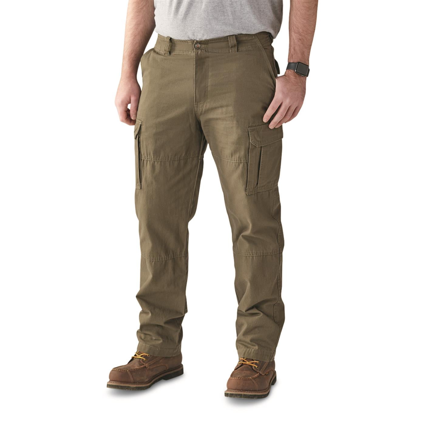 Guide Gear Outdoor 2.0 Flannel-Lined Cotton Cargo Pants - Walmart.com