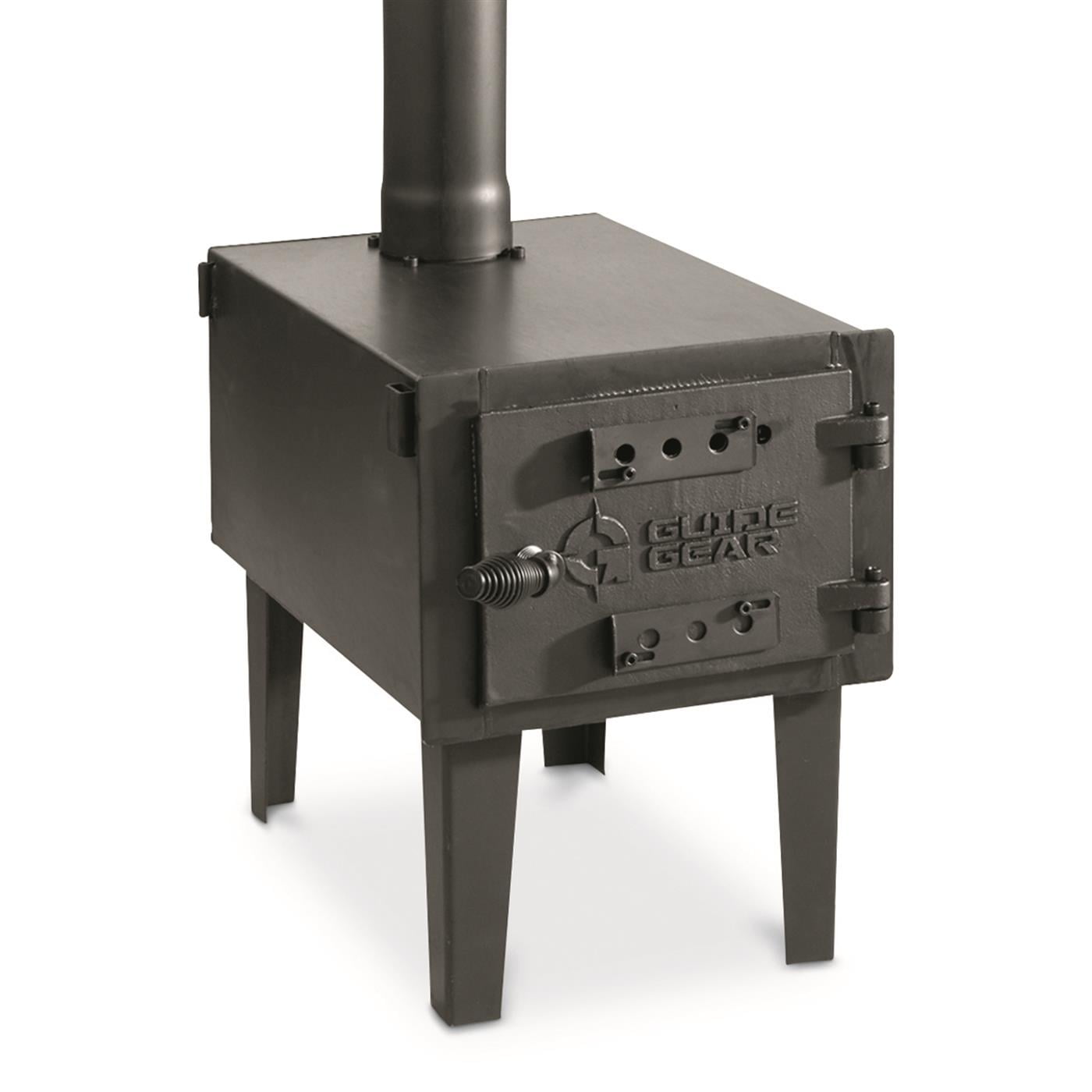 Outdoor Wood Burning Stove, Portable with Chimney Pipe for Cooking,  Camping, Tent, Hiking, Fishing, Backpacking