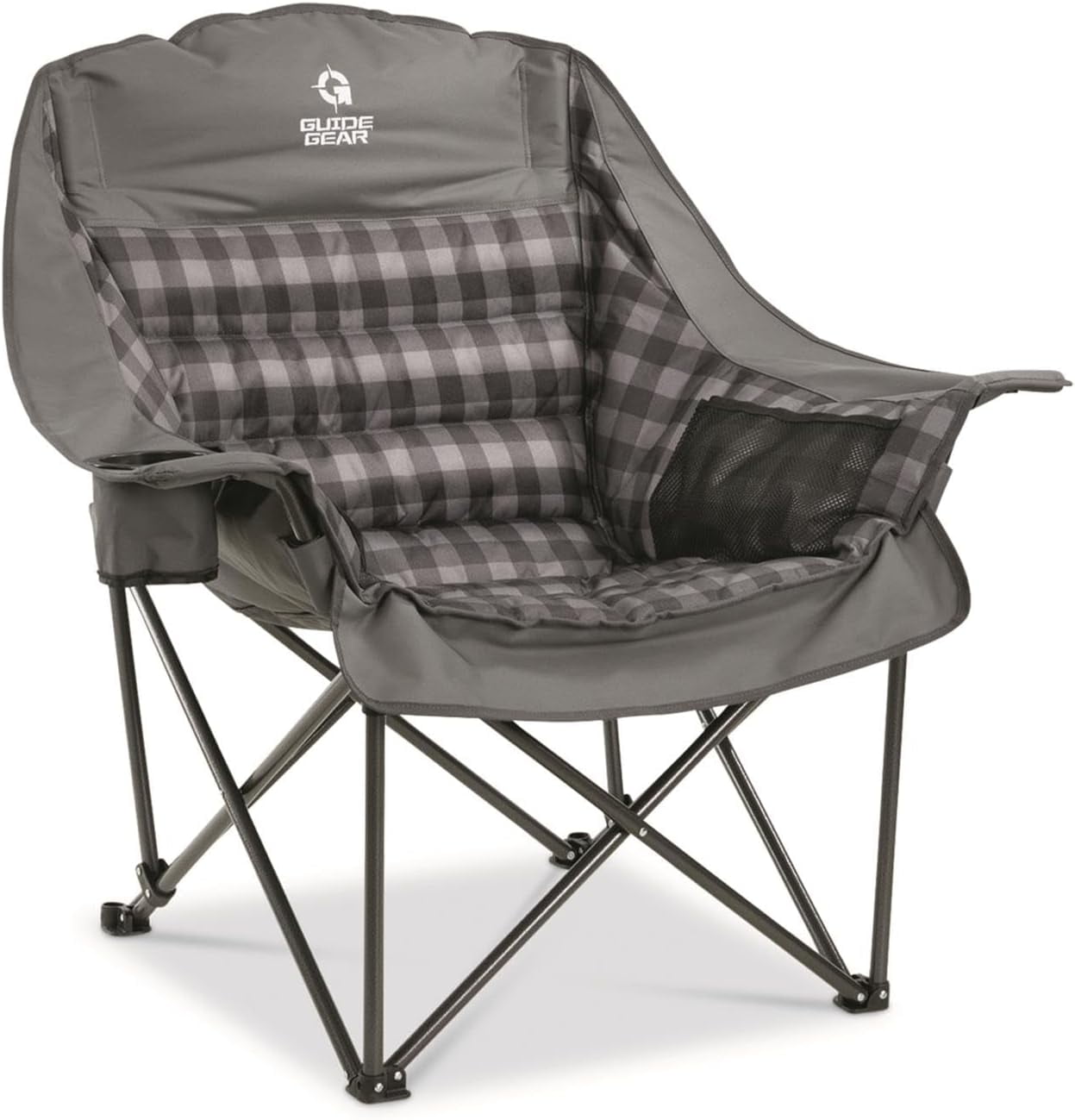 Guide Gear Oversized Extra Large Padded Camping Chair, Portable ...