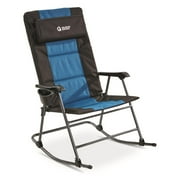 Guide Gear Oversized Rocking Camp Chair, 500-lb. Capacity Blue/Black