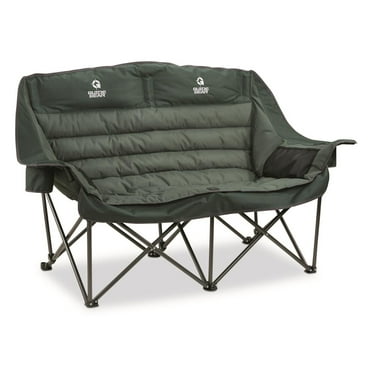 Guide Gear Oversized XL Comfort Padded Camping Sofa, 600-lb. Capacity Green
