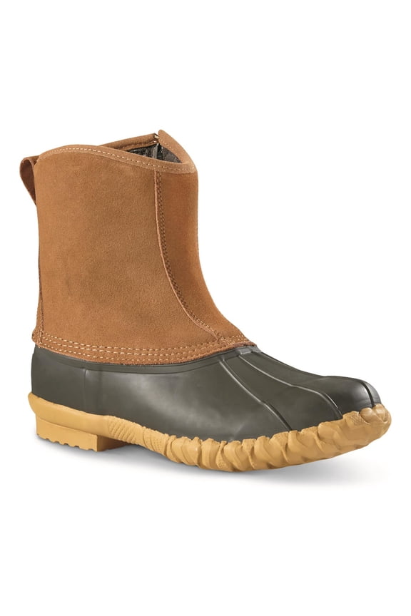 Side-Zip Insulated Duck Boots, 400 Gram Tan 10D     (Medium)