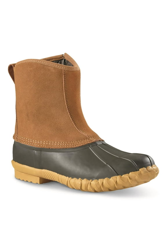Side-Zip Insulated Duck Boots, 400 Gram Tan 11D (Medium)