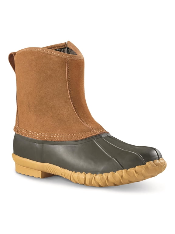 Side-Zip Insulated Duck Boots, 400 Gram Tan 12D (Medium)