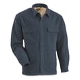 thumbnail image 1 of Guide Gear Solid Sherpa-Lined Fleece CPO Shirt Jacket Harbor Blue XL Tall, 1 of 2