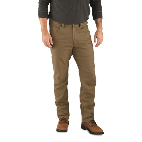 Guide Gear Stretch Canvas Pants Dark Taupe W40 L30
