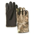 thumbnail image 1 of Guide Gear Stretch Fleece Touch Gloves Mossy Oak Roots XL, 1 of 3