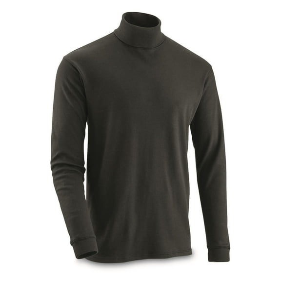 Guide Gear Turtleneck Long-Sleeve Tee Black LARGE