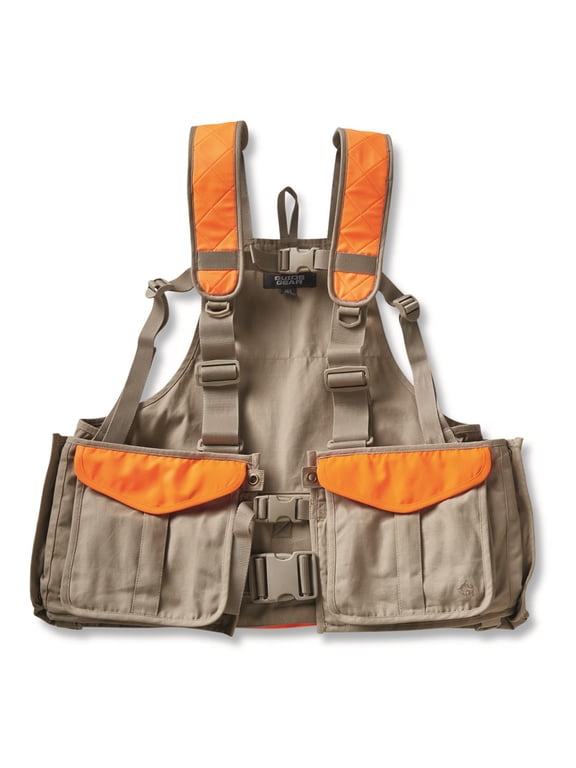 Upland Strap Vest Khaki/Blaze M/L