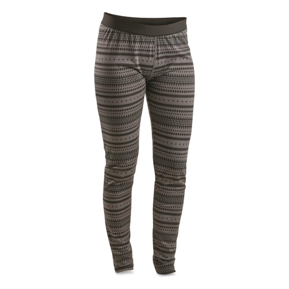 Guide Gear Women's Lightweight Base Layer Bottoms, Moisture-Wicking Warm Long John Legging Pants