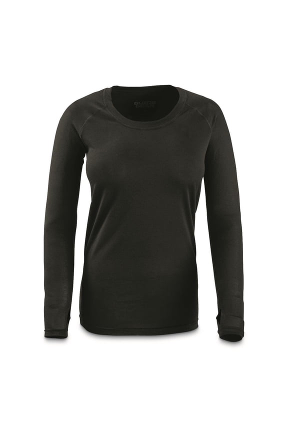 Women's Lightweight Base Layer Top Black XL