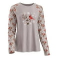 thumbnail image 1 of Guide Gear Women's Pajama Top Red Cardinal SMALL, 1 of 2
