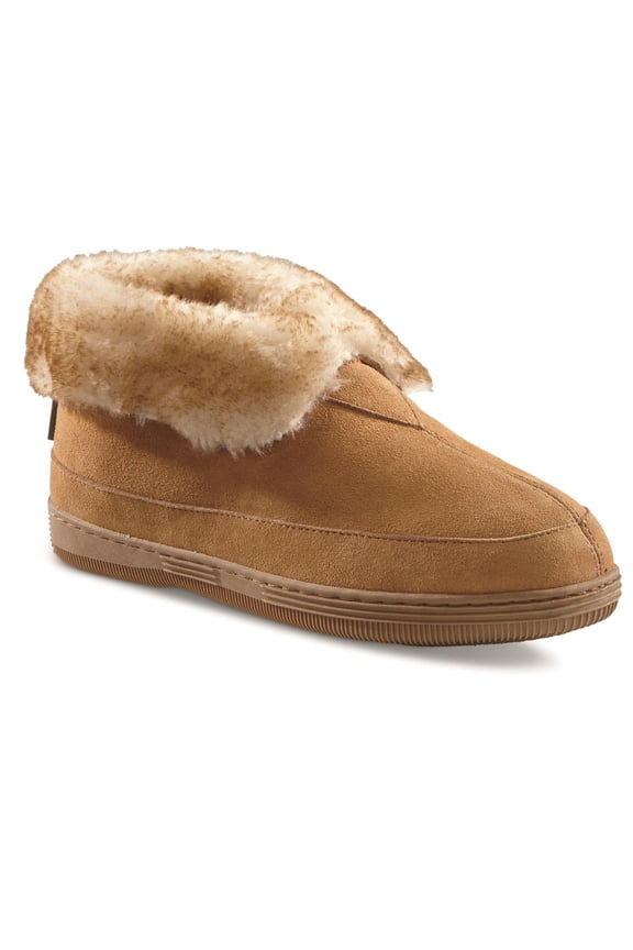 Women's Roll Bootie Slippers Chestnut 9B      (Medium)