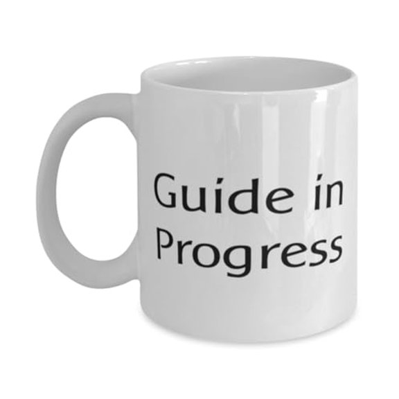 Guide Gifts For Men Women, Guide in Progress, Funny Guide 11oz Mug, Cup From Friends