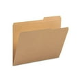 thumbnail image 1 of Guide Height Reinforced Heavyweight Kraft File Folders 2/5-Cut Tabs, Right of Center, Letter Size, Kraft, 100/Box, 1 of 2