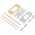 Guide Piece Deadbolt Installation Kit Metal Repair Strike Plate Door