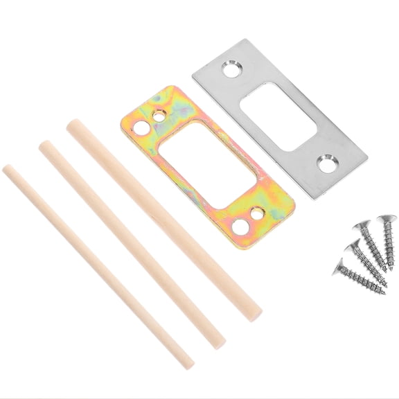 Guide Piece Gate Lock Door Lock Security Strike Plate Metal Kick Plate for Interior Door and Use