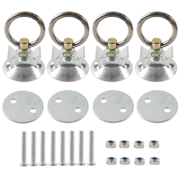 Guide Rail Fixed Hoist Ring for Truck Bed Or Trailer Utv Motorcycle 22 Pcs New Red