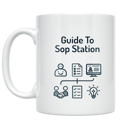 Guide To Sop Station Onboarding - New Hire - 11 oz Ceramic Coffee Mug