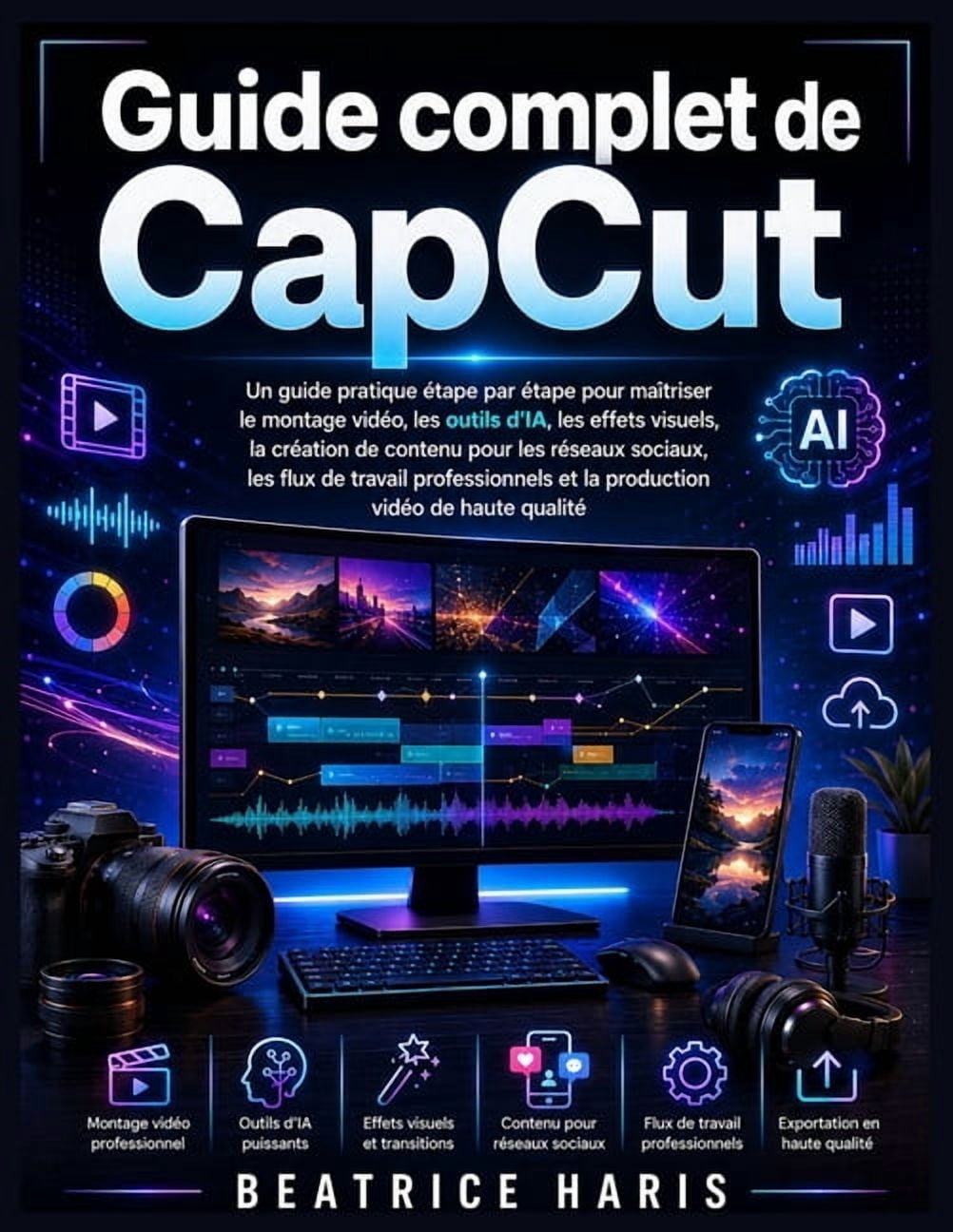 Guide complet de CapCut: Un guide pratique étape par étape pour maîtriser le montage vidéo, les outils d'IA, les effets , (Paperback)