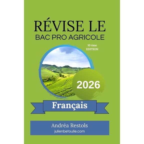 Guide de Rvisions bac pro agricole franais 2026, (Paperback)