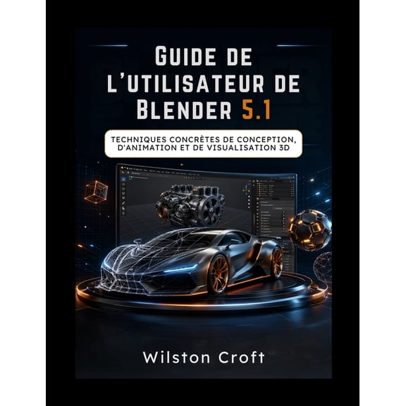 Guide de l'utilisateur de Blender 5.1: Techniques concrtes de conception, d'animation et de visualisation 3D, (Paperback)