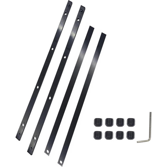 Guide rail connector kit fits Makita track saw long cuts, fits DeWalt in integrated guide rail T-slots for secure cutting, compatible with Festool curtain track parts (4 pcs)