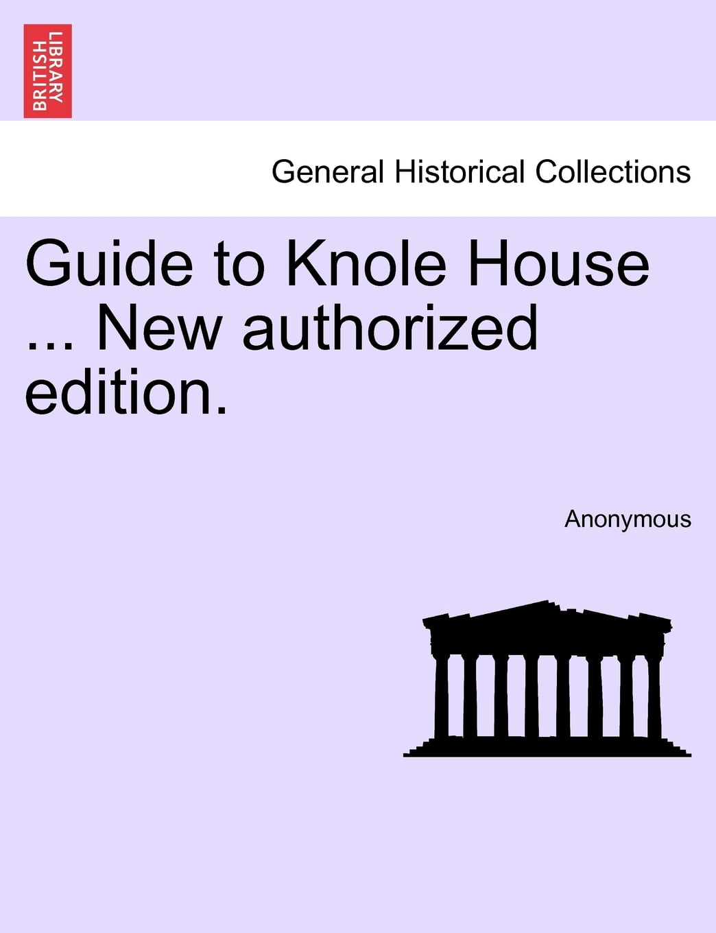 Guide to Knole House ... New Authorized Edition. Paperback