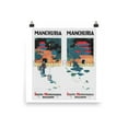 thumbnail image 1 of Guide to Manchuria and Korea issued by the South Manchuria Railway, circa 1930. Unframed Vintage Travel Poster, 1 of 1