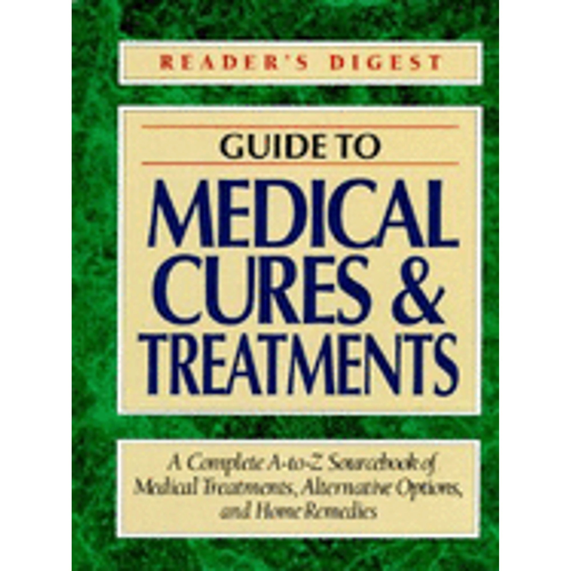 Pre-Owned Guide to Medical Cures and Treatments Hardcover Readers Digest Editors