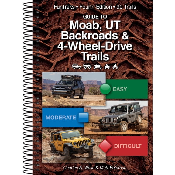 Guide to Moab, UT Backroads & 4-Wheel-Drive Trails 4th Edition, (Spiral-Bound)