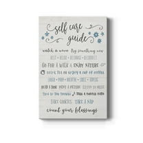 Guide to Self Care Premium Gallery Wrapped Canvas - Ready to Hang - 8 x 12