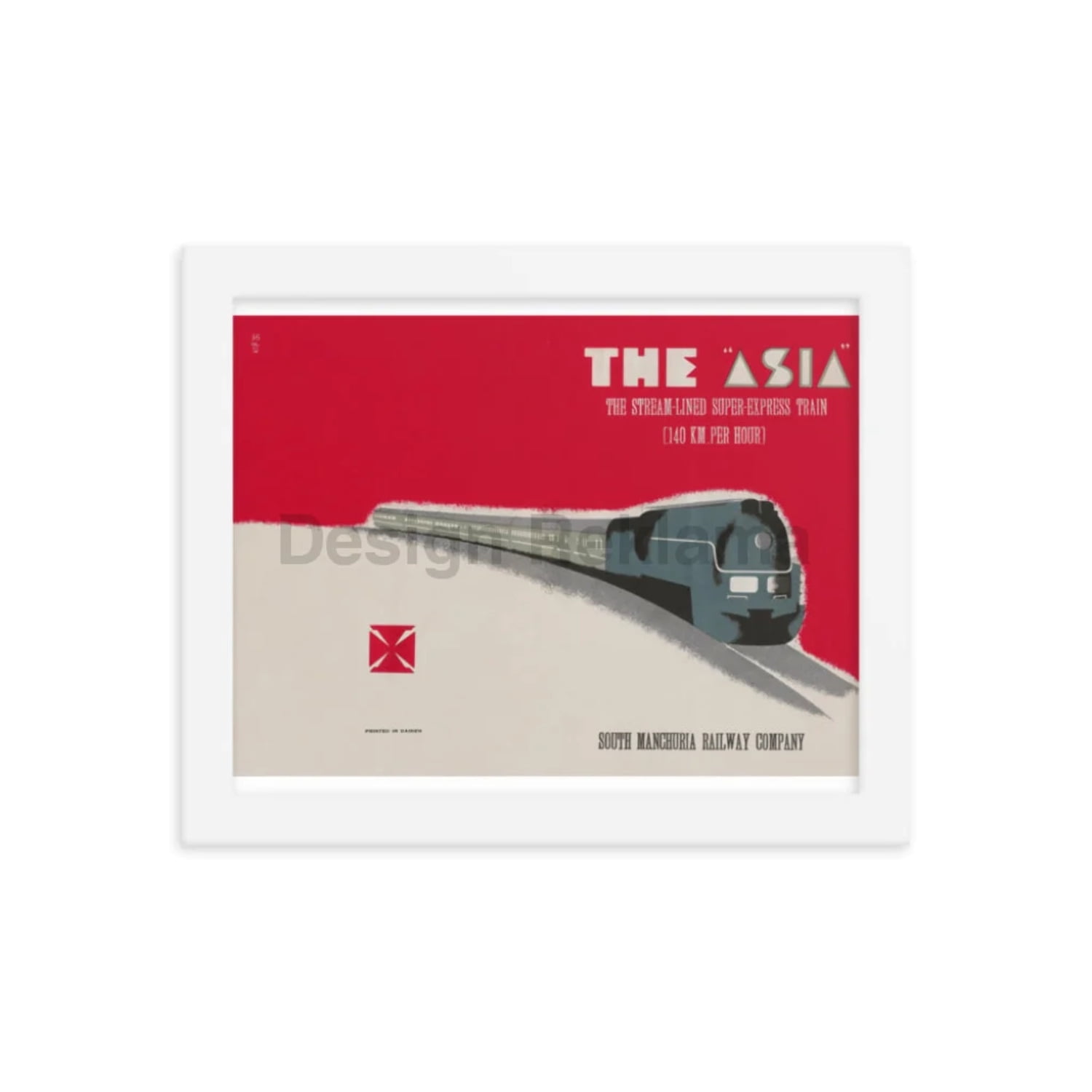 Guide to the Asia Express Train, run by the South Manchuria Railway