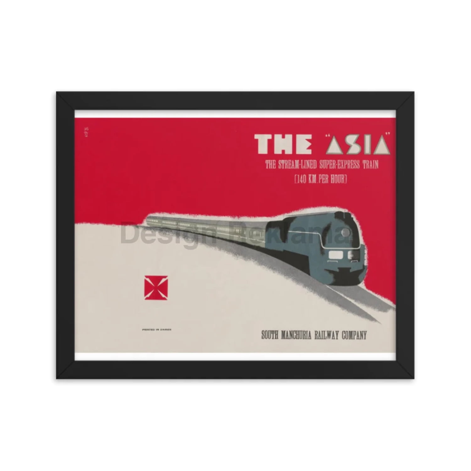 Guide to the Asia Express Train, run by the South Manchuria Railway