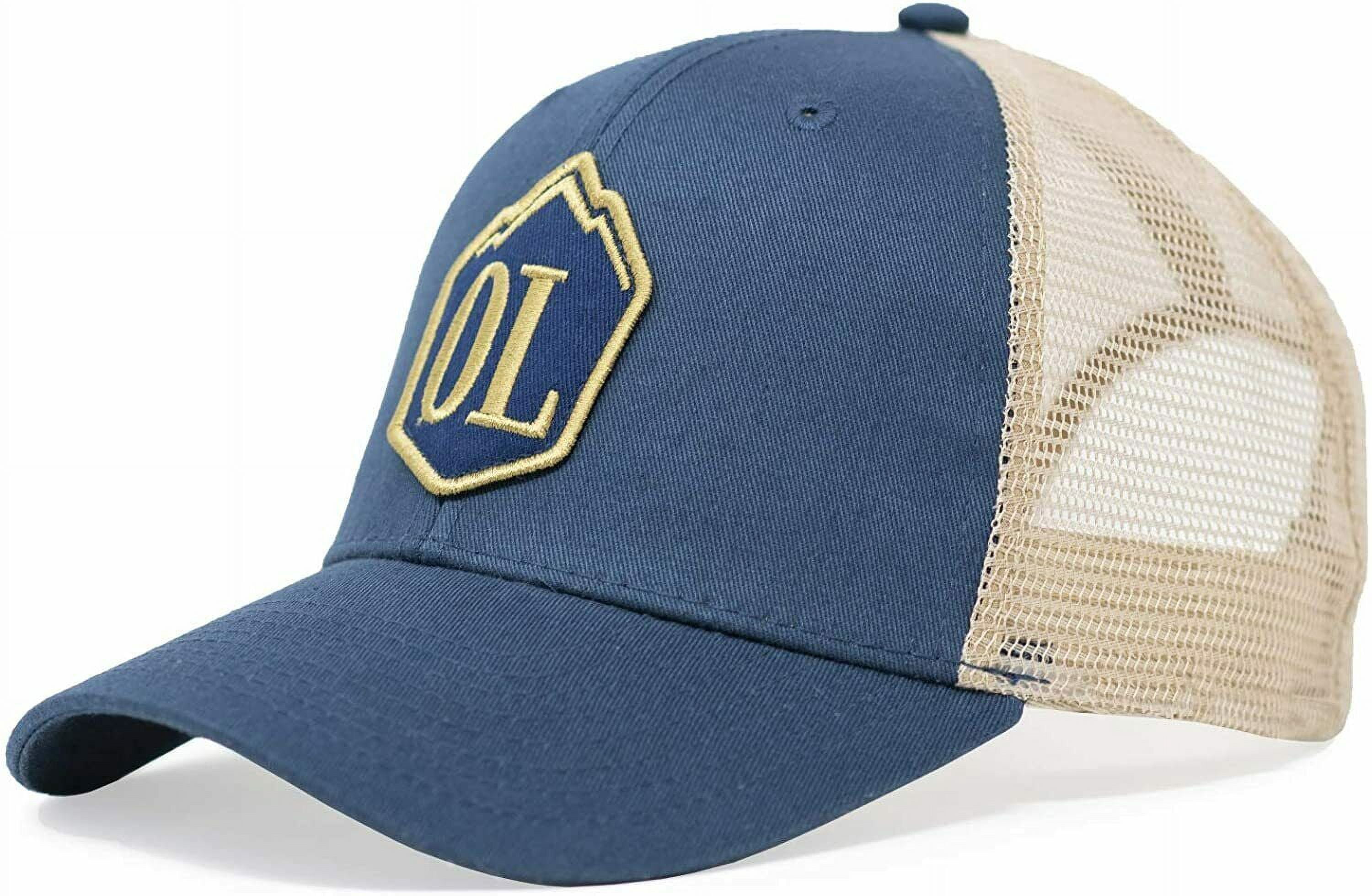 GuideLife Cap Outdoor Life Logo, MID Profile, Mesh Navy-Tan - Walmart.com
