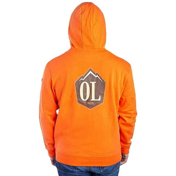 GuideLife Outdoor Life Magazine Men's Logo Hoodie Orange XL