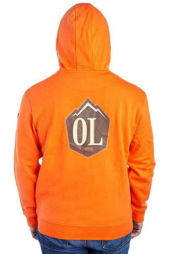 GuideLife Outdoor Life Magazine Men's Logo Hoodie Orange XL