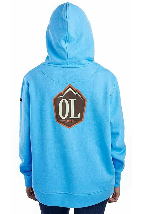 GuideLife Outdoor Life Magazine Women's Logo Hoodie Sky Blue XL