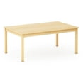 thumbnail image 1 of Guidecraft EdQ Kids Activity Table- Natural: Rectangle Wooden Craft Table, 30"x48", 20" Height | Kids Desk for Playroom, Preschool, Daycare, Classroom, 1 of 5